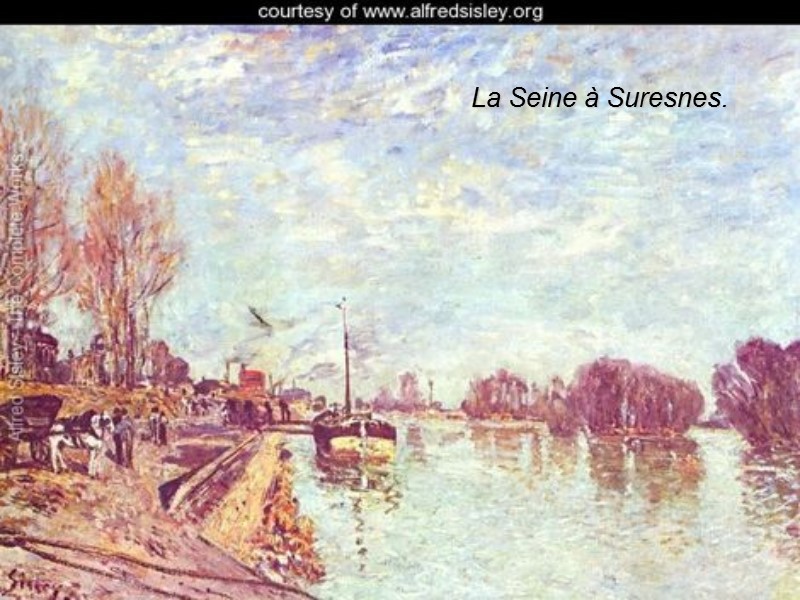 La Seine à Suresnes.
